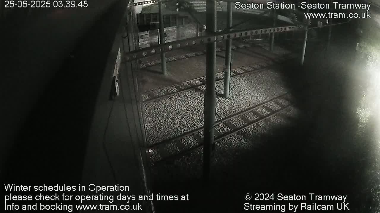 Seaton Station , Seaton Tramway Live Cam - Seaton, East Devon, Devon, South West, England, United Kingdom