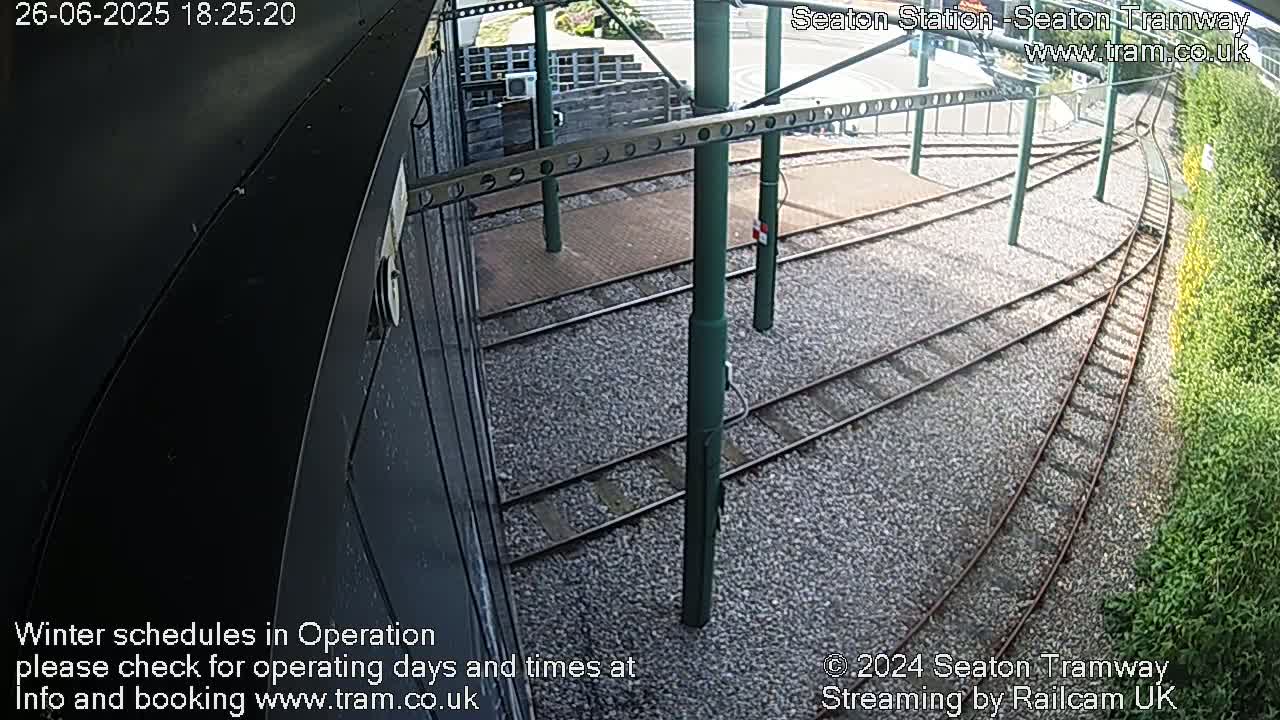 Seaton Station , Seaton Tramway Live Cam - Seaton, East Devon, Devon, South West, England, United Kingdom