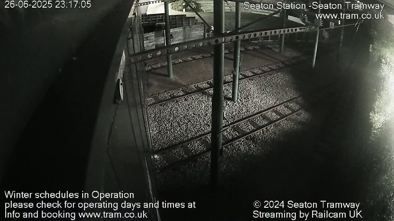 Seaton Station , Seaton Tramway Live Cam - Seaton, East Devon, Devon, South West, England, United Kingdom