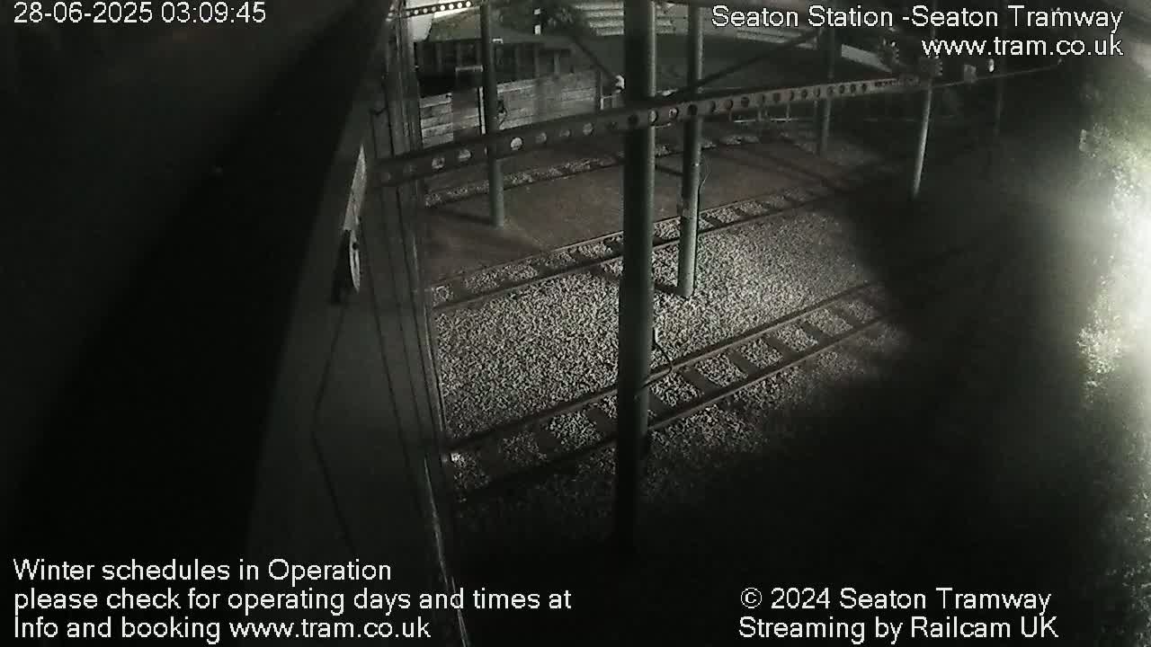 Seaton Station , Seaton Tramway Live Cam - Seaton, East Devon, Devon, South West, England, United Kingdom
