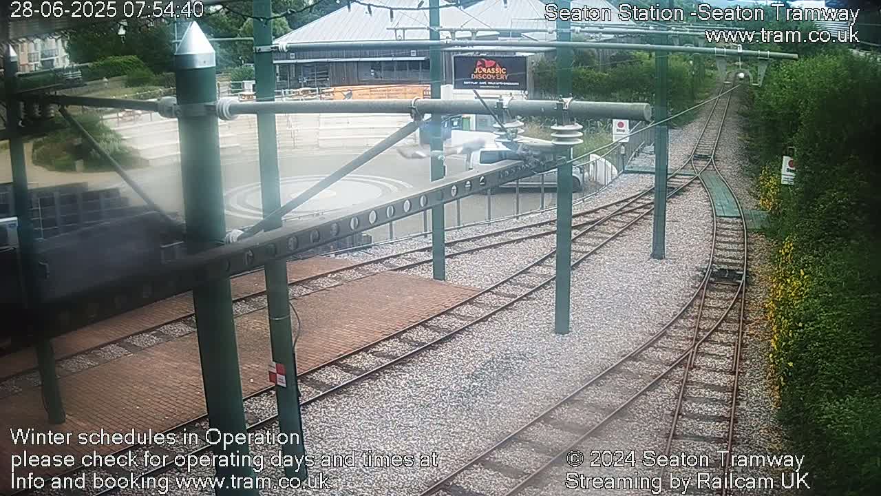 Seaton Station , Seaton Tramway Live Cam - Seaton, East Devon, Devon, South West, England, United Kingdom
