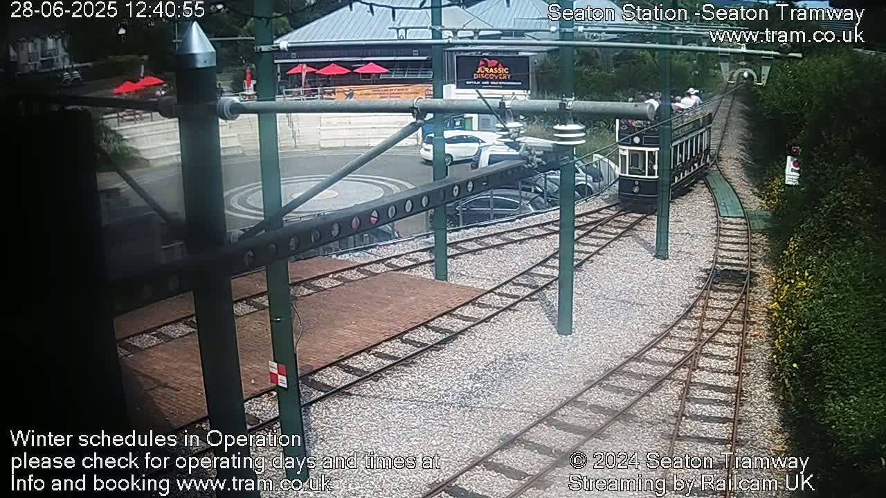 Seaton Station , Seaton Tramway Live Cam - Seaton, East Devon, Devon, South West, England, United Kingdom