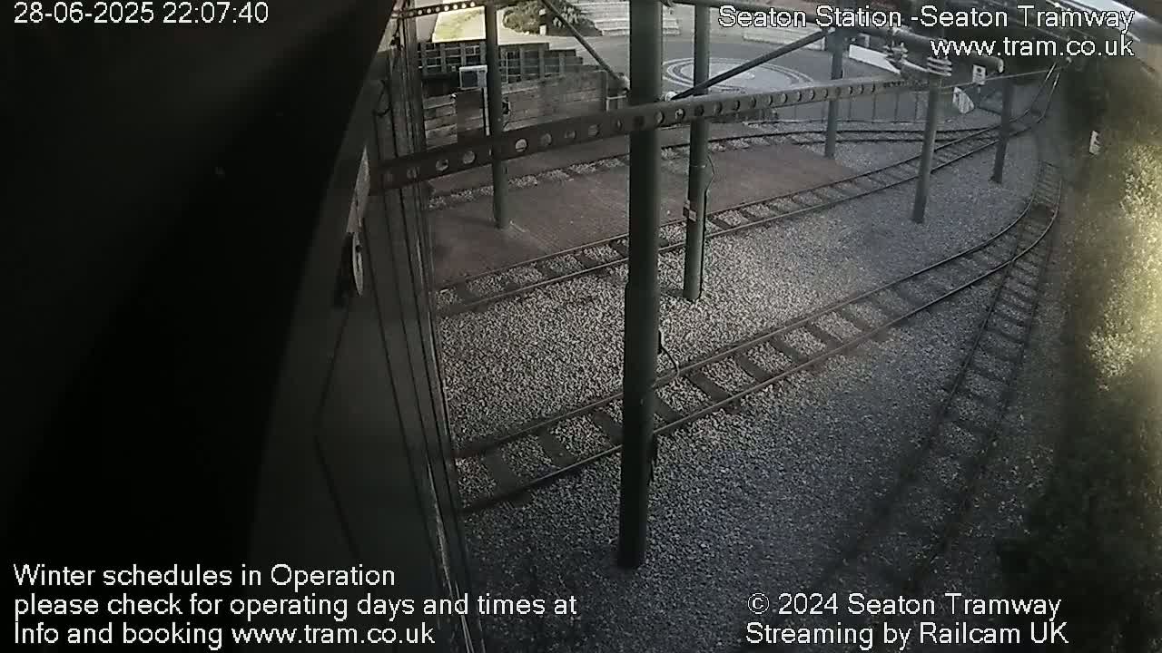 Seaton Station , Seaton Tramway Live Cam - Seaton, East Devon, Devon, South West, England, United Kingdom