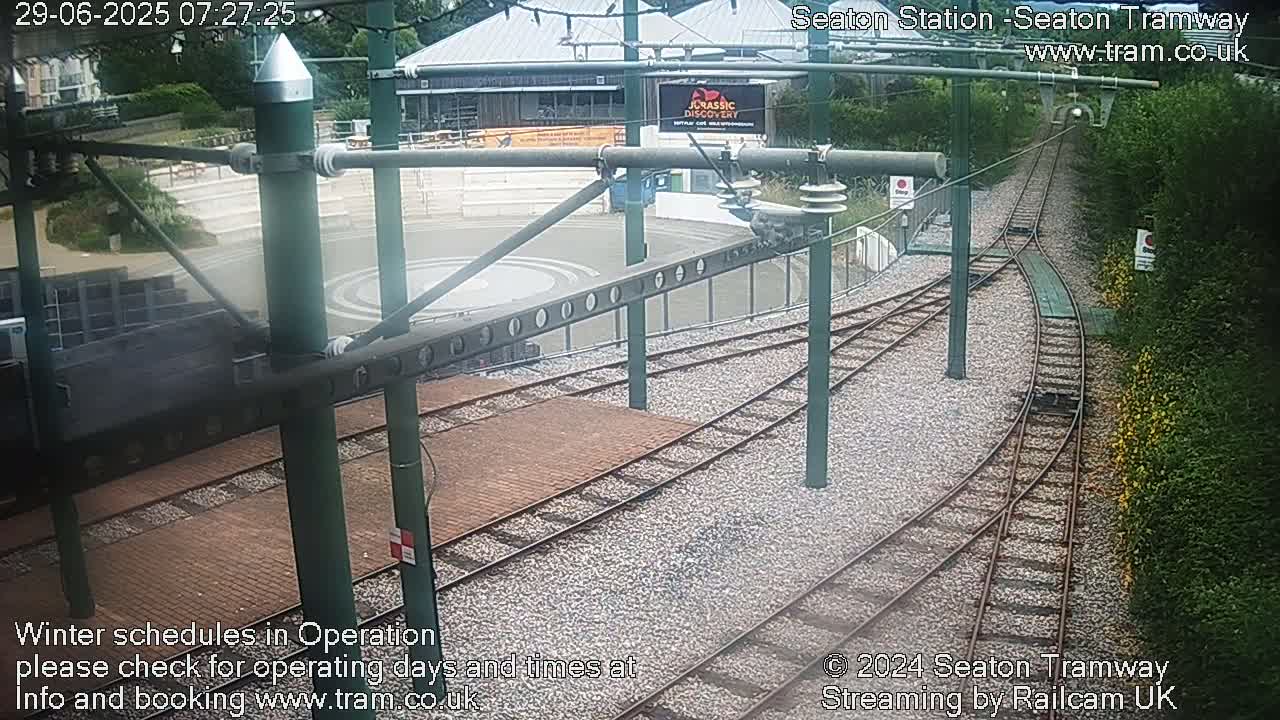 Seaton Station , Seaton Tramway Live Cam - Seaton, East Devon, Devon, South West, England, United Kingdom