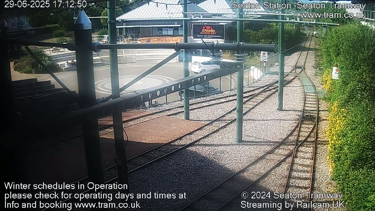 Seaton Station , Seaton Tramway Live Cam - Seaton, East Devon, Devon, South West, England, United Kingdom