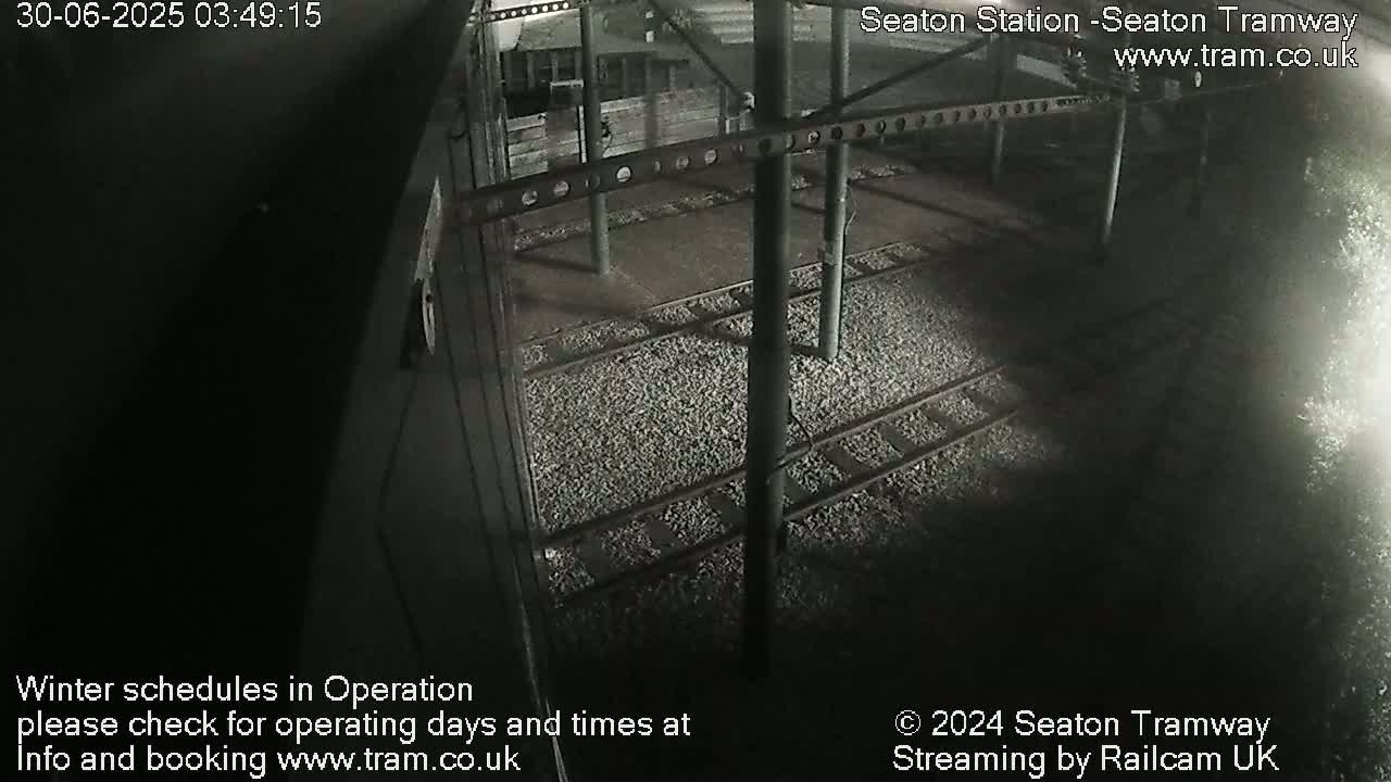 Seaton Station , Seaton Tramway Live Cam - Seaton, East Devon, Devon, South West, England, United Kingdom