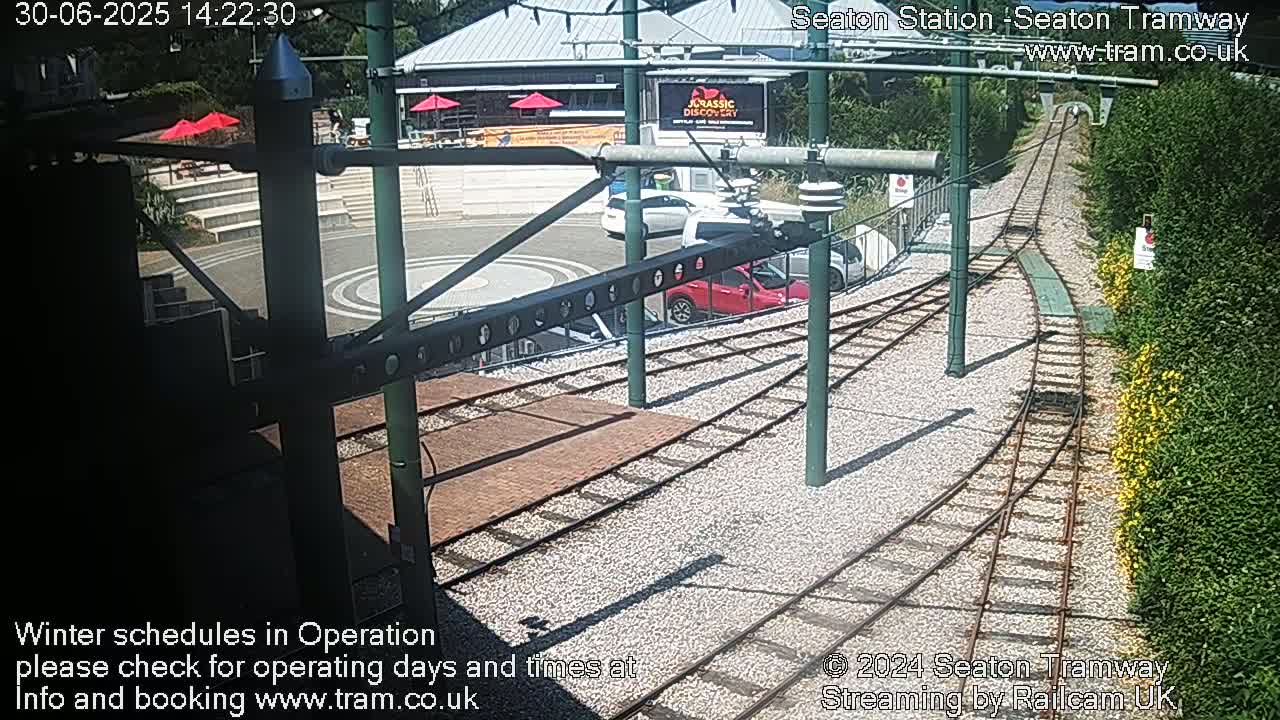 Seaton Station , Seaton Tramway Live Cam - Seaton, East Devon, Devon, South West, England, United Kingdom