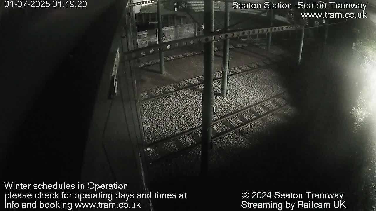 Seaton Station , Seaton Tramway Live Cam - Seaton, East Devon, Devon, South West, England, United Kingdom