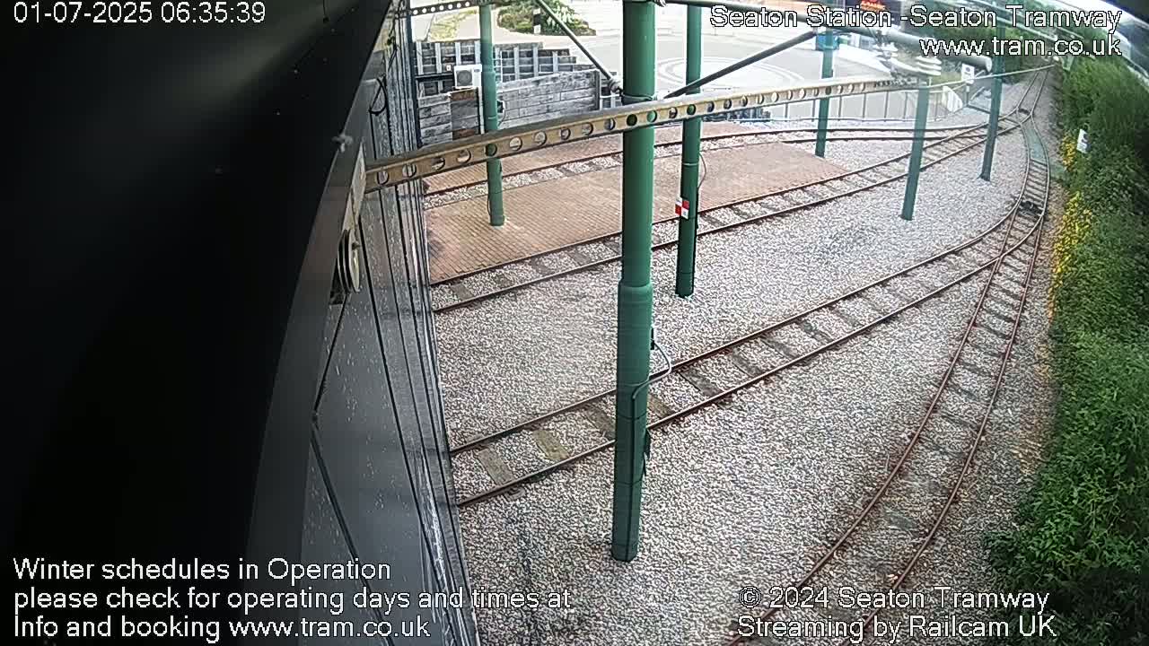 Seaton Station , Seaton Tramway Live Cam - Seaton, East Devon, Devon, South West, England, United Kingdom