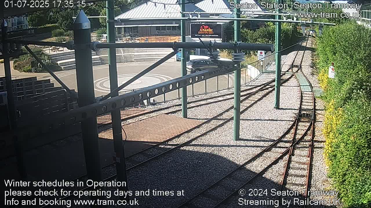 Seaton Station , Seaton Tramway Live Cam - Seaton, East Devon, Devon, South West, England, United Kingdom