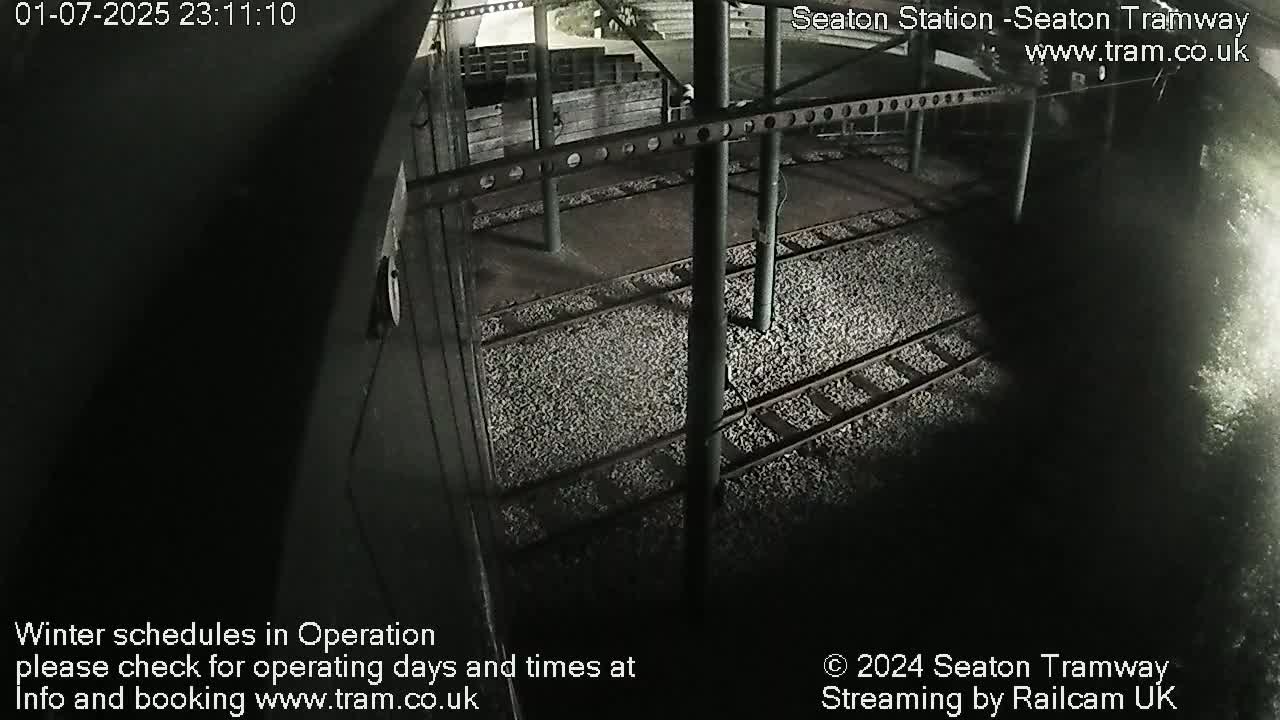 Seaton Station , Seaton Tramway Live Cam - Seaton, East Devon, Devon, South West, England, United Kingdom