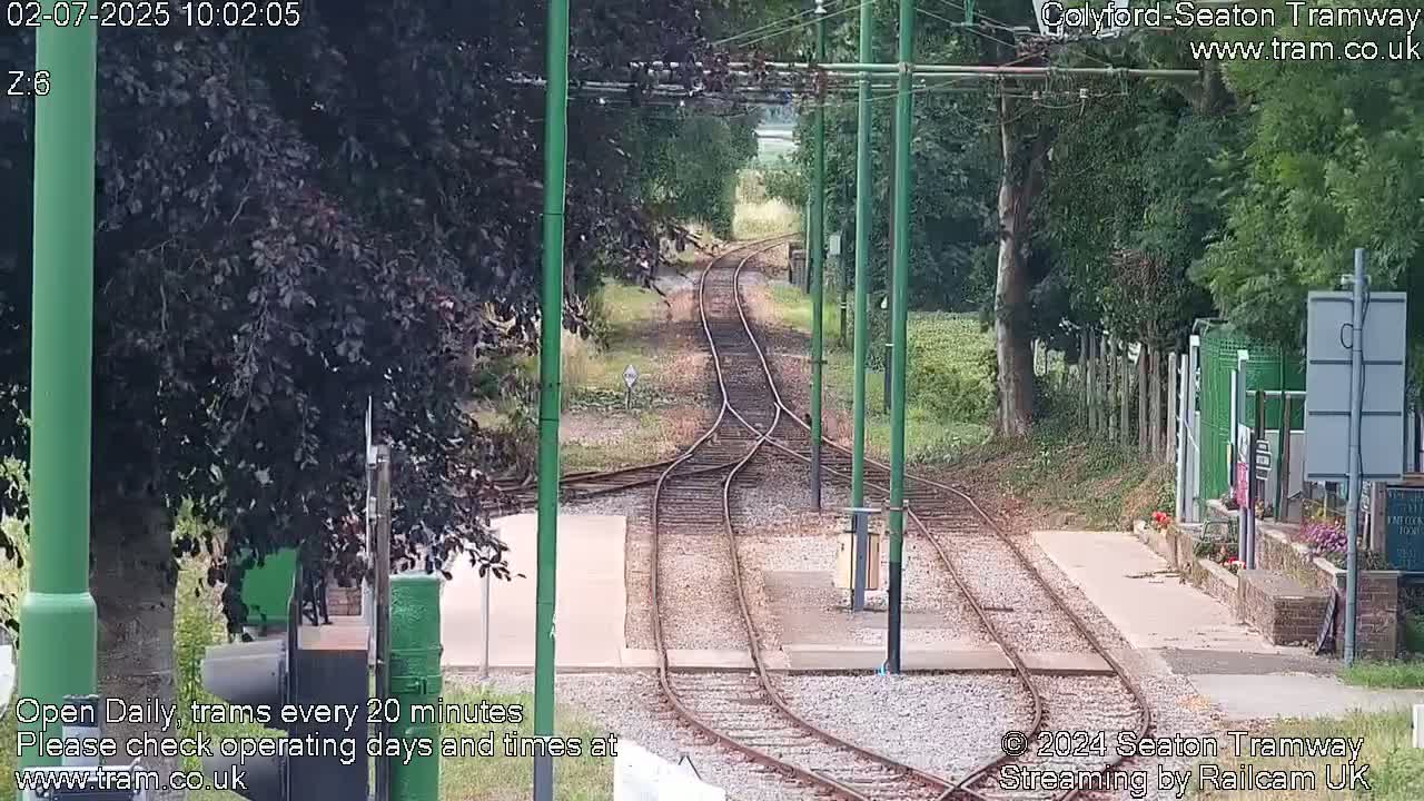 Seaton Station , Seaton Tramway Live Cam - Seaton, East Devon, Devon, South West, England, United Kingdom