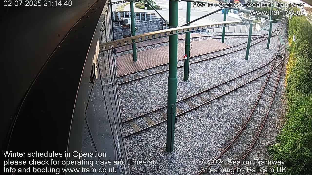 Seaton Station , Seaton Tramway Live Cam - Seaton, East Devon, Devon, South West, England, United Kingdom