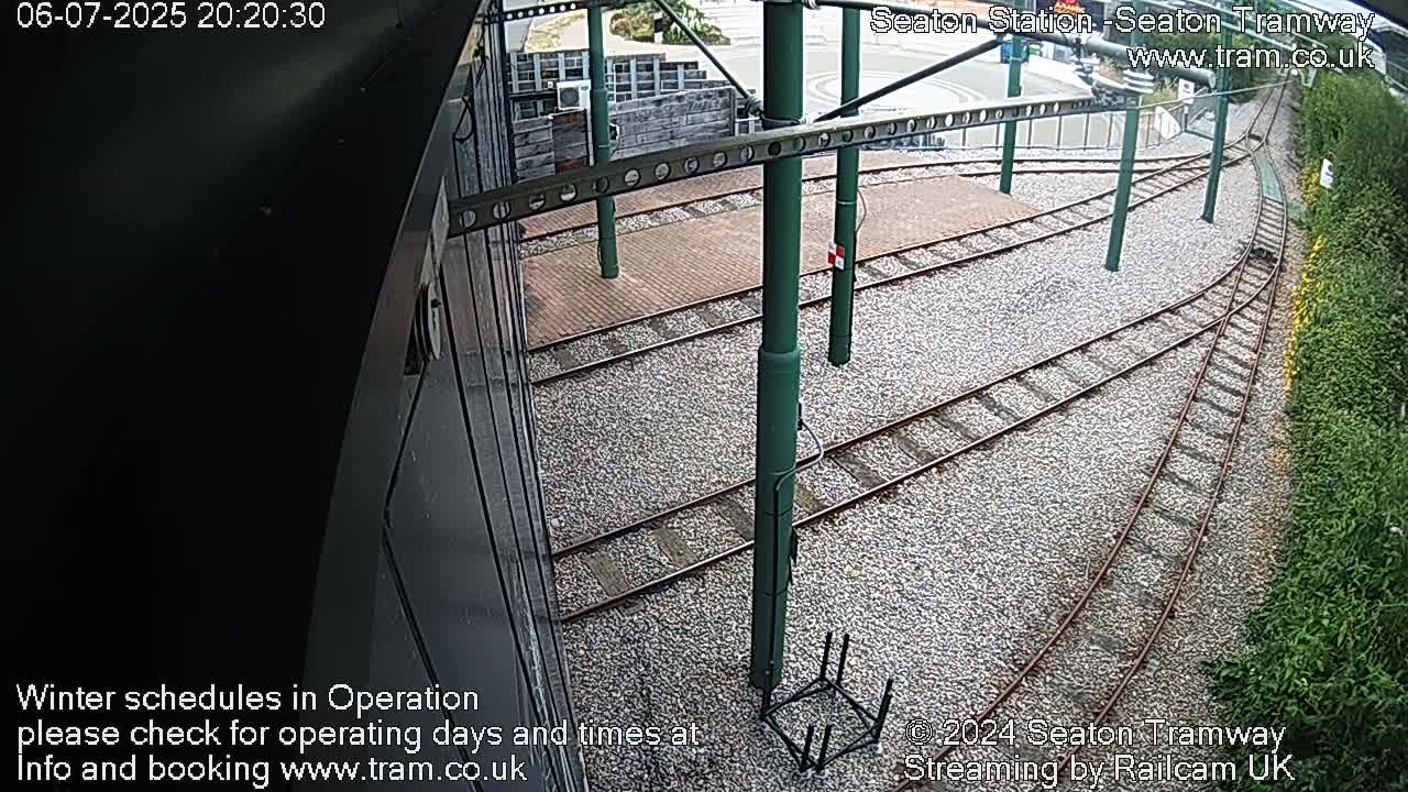 Seaton Station , Seaton Tramway Live Cam - Seaton, East Devon, Devon, South West, England, United Kingdom