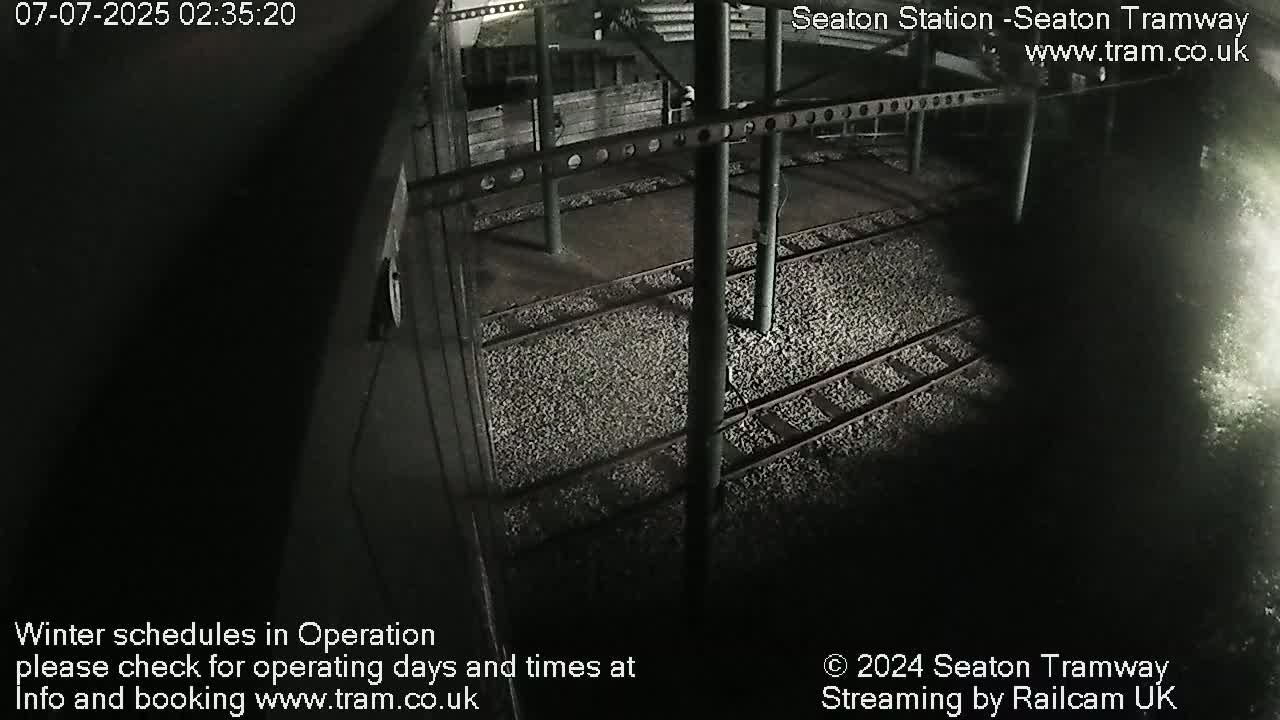 Seaton Station , Seaton Tramway Live Cam - Seaton, East Devon, Devon, South West, England, United Kingdom