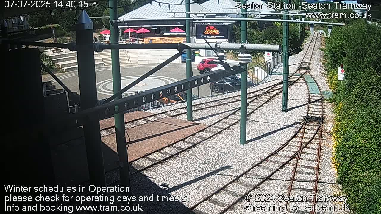 Seaton Station , Seaton Tramway Live Cam - Seaton, East Devon, Devon, South West, England, United Kingdom