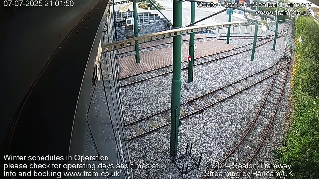 Seaton Station , Seaton Tramway Live Cam - Seaton, East Devon, Devon, South West, England, United Kingdom