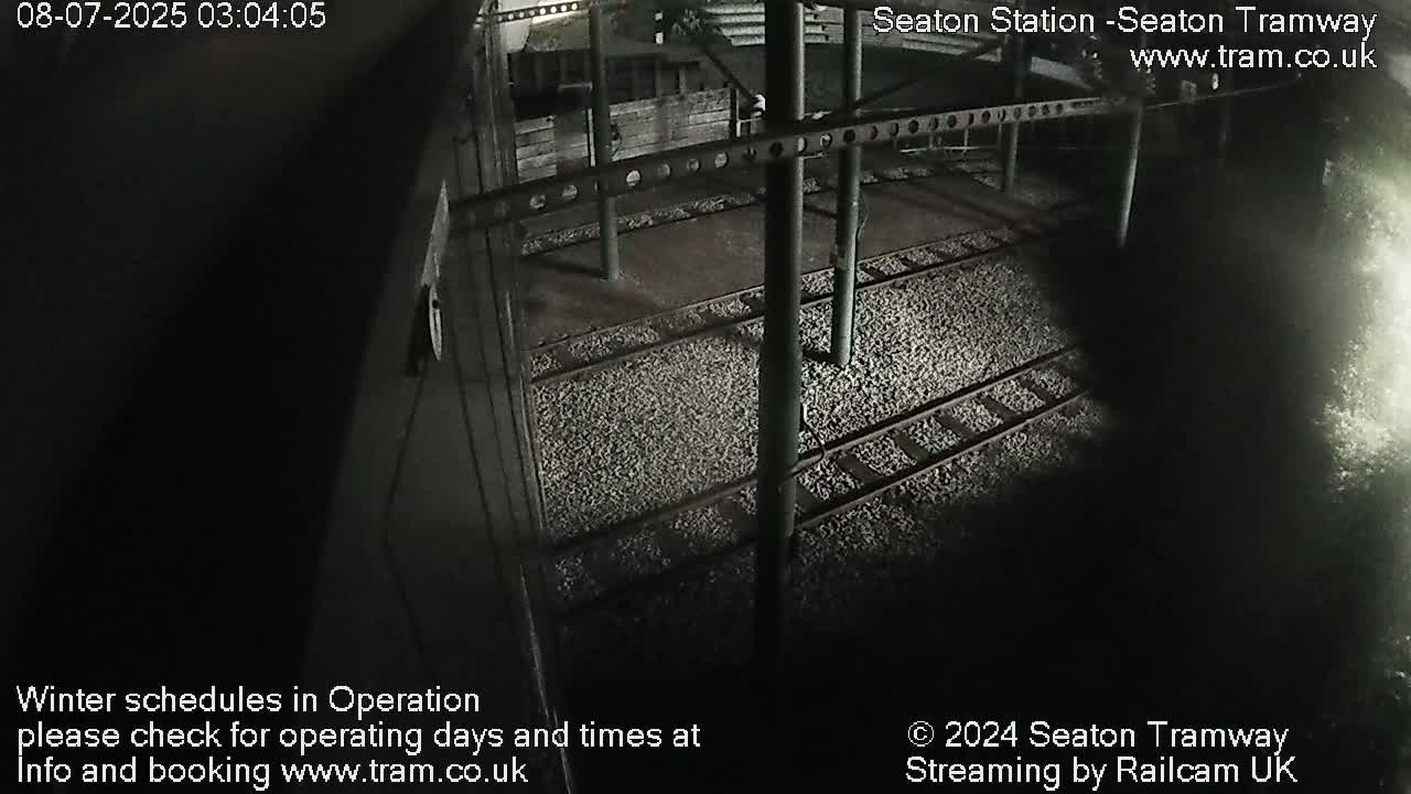 Seaton Station , Seaton Tramway Live Cam - Seaton, East Devon, Devon, South West, England, United Kingdom