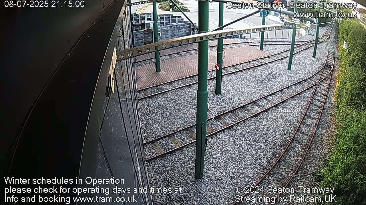 Seaton Station , Seaton Tramway Live Cam - Seaton, East Devon, Devon, South West, England, United Kingdom