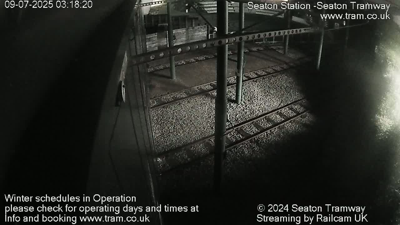 Seaton Station , Seaton Tramway Live Cam - Seaton, East Devon, Devon, South West, England, United Kingdom