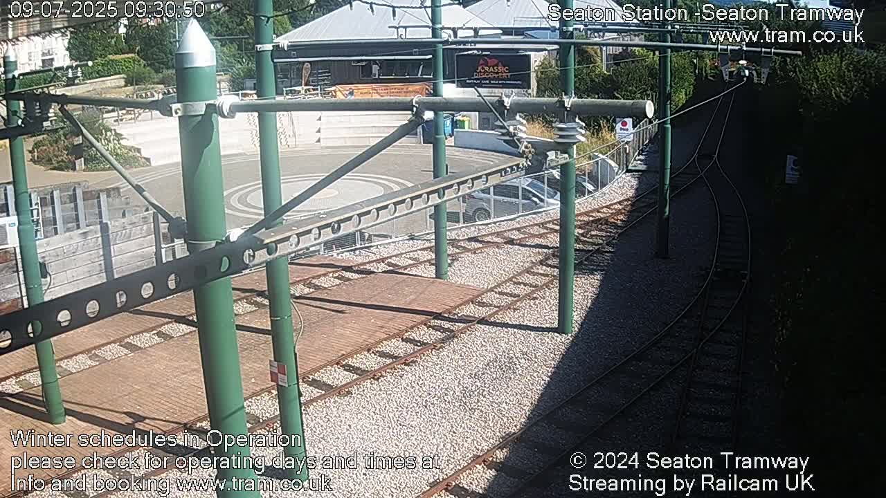 Seaton Station , Seaton Tramway Live Cam - Seaton, East Devon, Devon, South West, England, United Kingdom