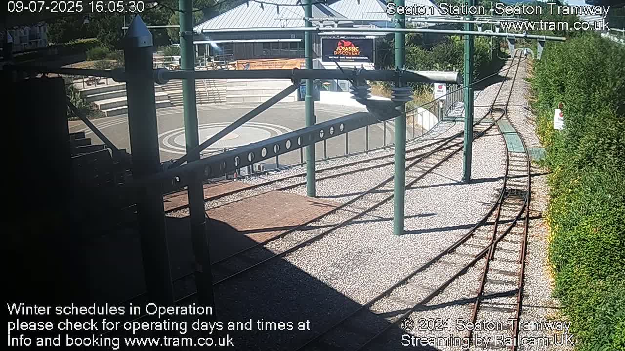 Seaton Station , Seaton Tramway Live Cam - Seaton, East Devon, Devon, South West, England, United Kingdom