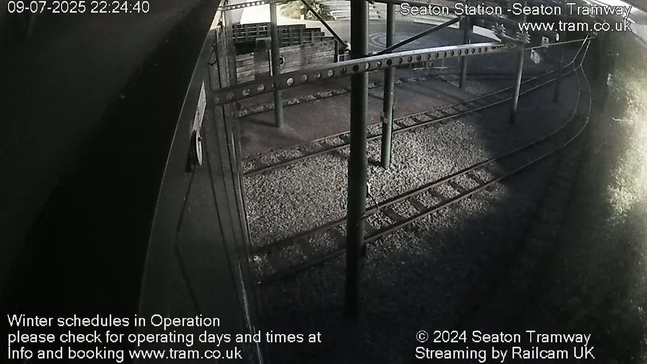 Seaton Station , Seaton Tramway Live Cam - Seaton, East Devon, Devon, South West, England, United Kingdom
