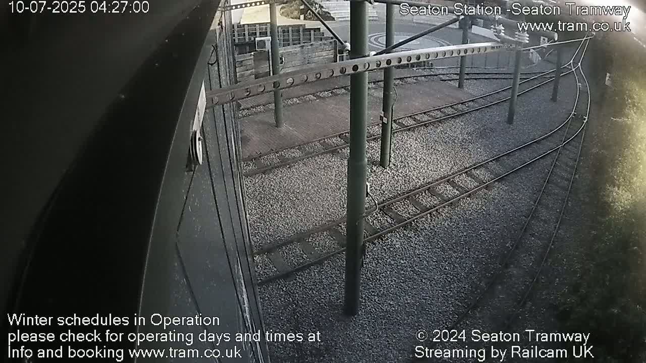 Seaton Station , Seaton Tramway Live Cam - Seaton, East Devon, Devon, South West, England, United Kingdom