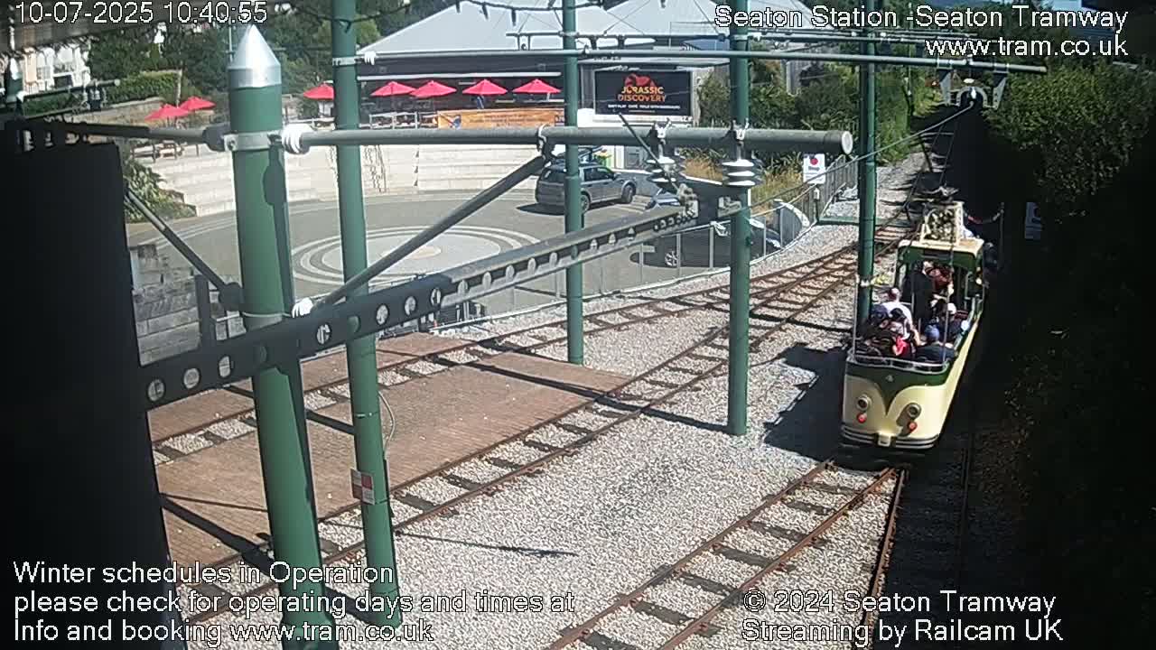 Seaton Station , Seaton Tramway Live Cam - Seaton, East Devon, Devon, South West, England, United Kingdom