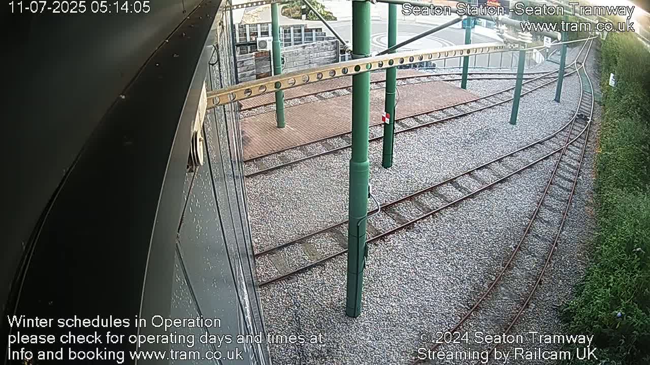 Seaton Station , Seaton Tramway Live Cam - Seaton, East Devon, Devon, South West, England, United Kingdom