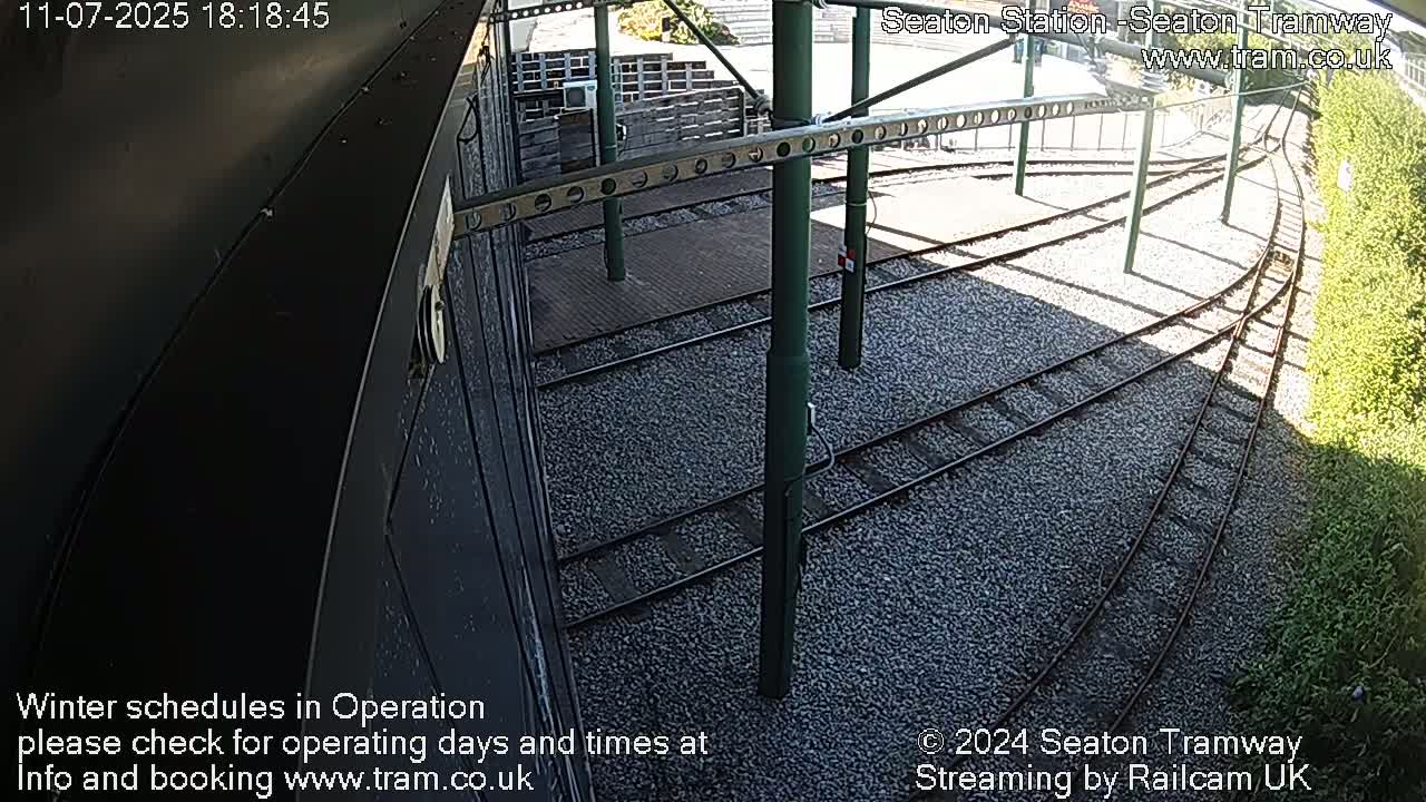 Seaton Station , Seaton Tramway Live Cam - Seaton, East Devon, Devon, South West, England, United Kingdom