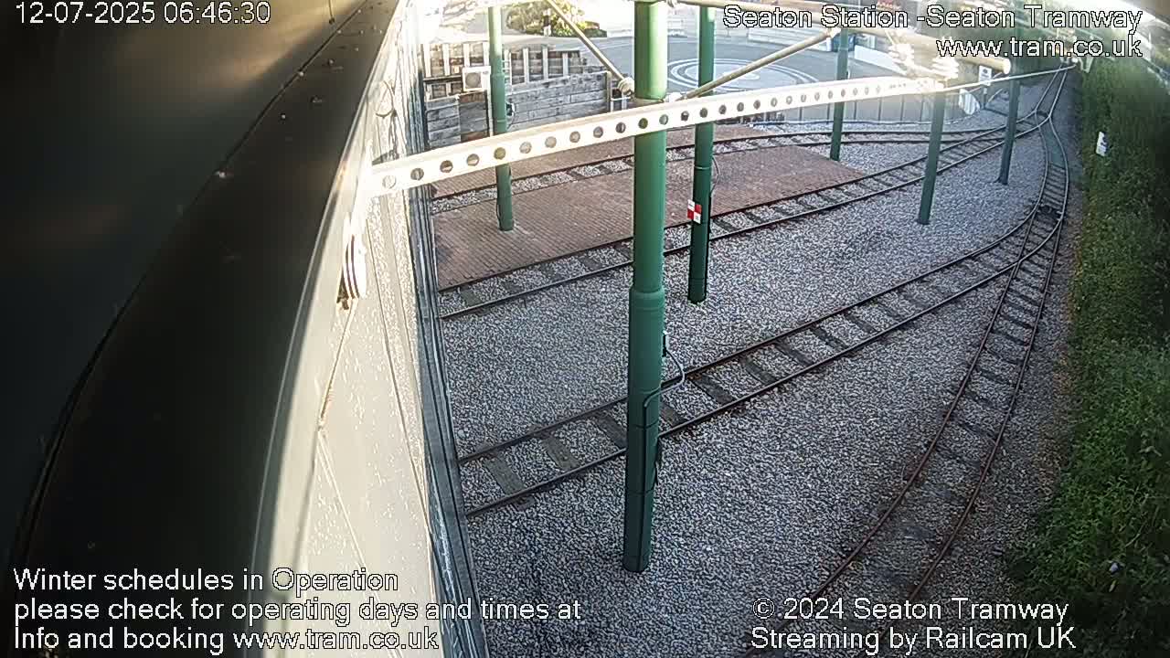Seaton Station , Seaton Tramway Live Cam - Seaton, East Devon, Devon, South West, England, United Kingdom