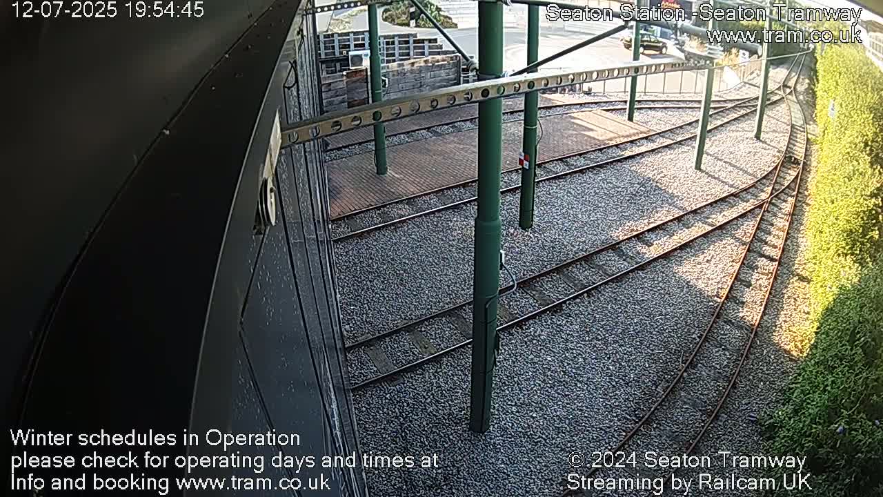 Seaton Station , Seaton Tramway Live Cam - Seaton, East Devon, Devon, South West, England, United Kingdom