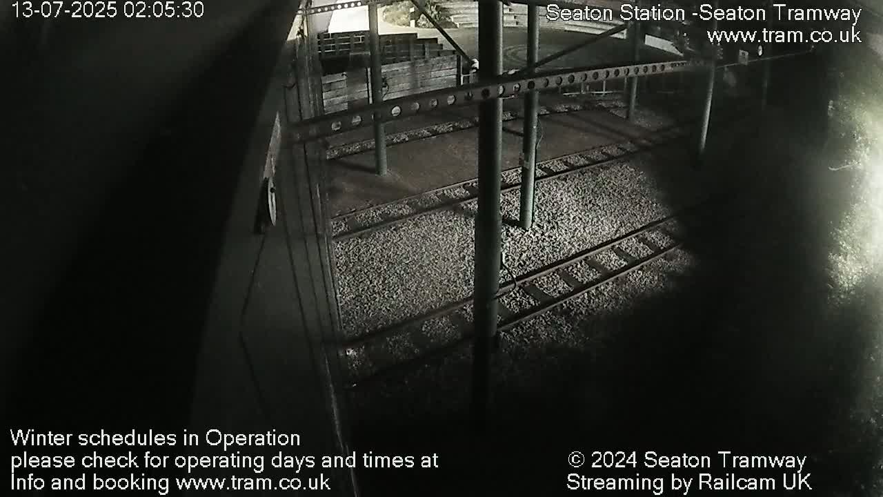 Seaton Station , Seaton Tramway Live Cam - Seaton, East Devon, Devon, South West, England, United Kingdom
