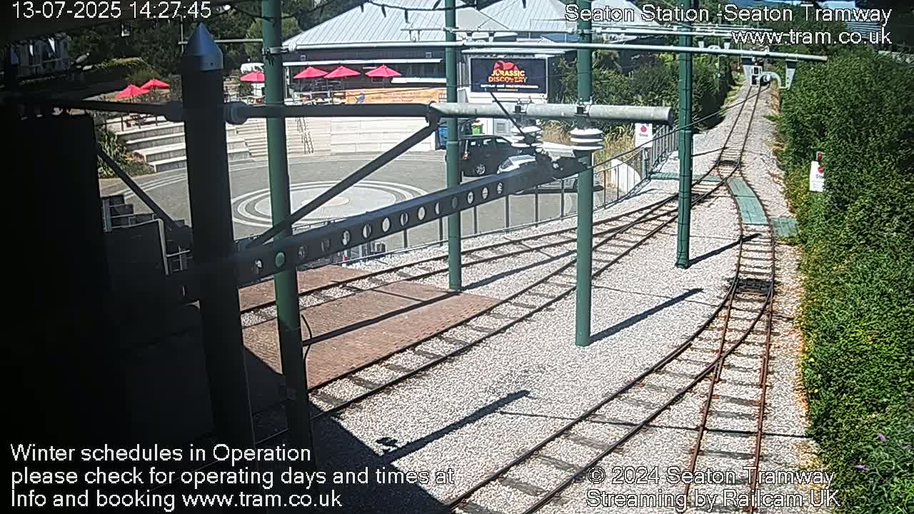 Seaton Station , Seaton Tramway Live Cam - Seaton, East Devon, Devon, South West, England, United Kingdom