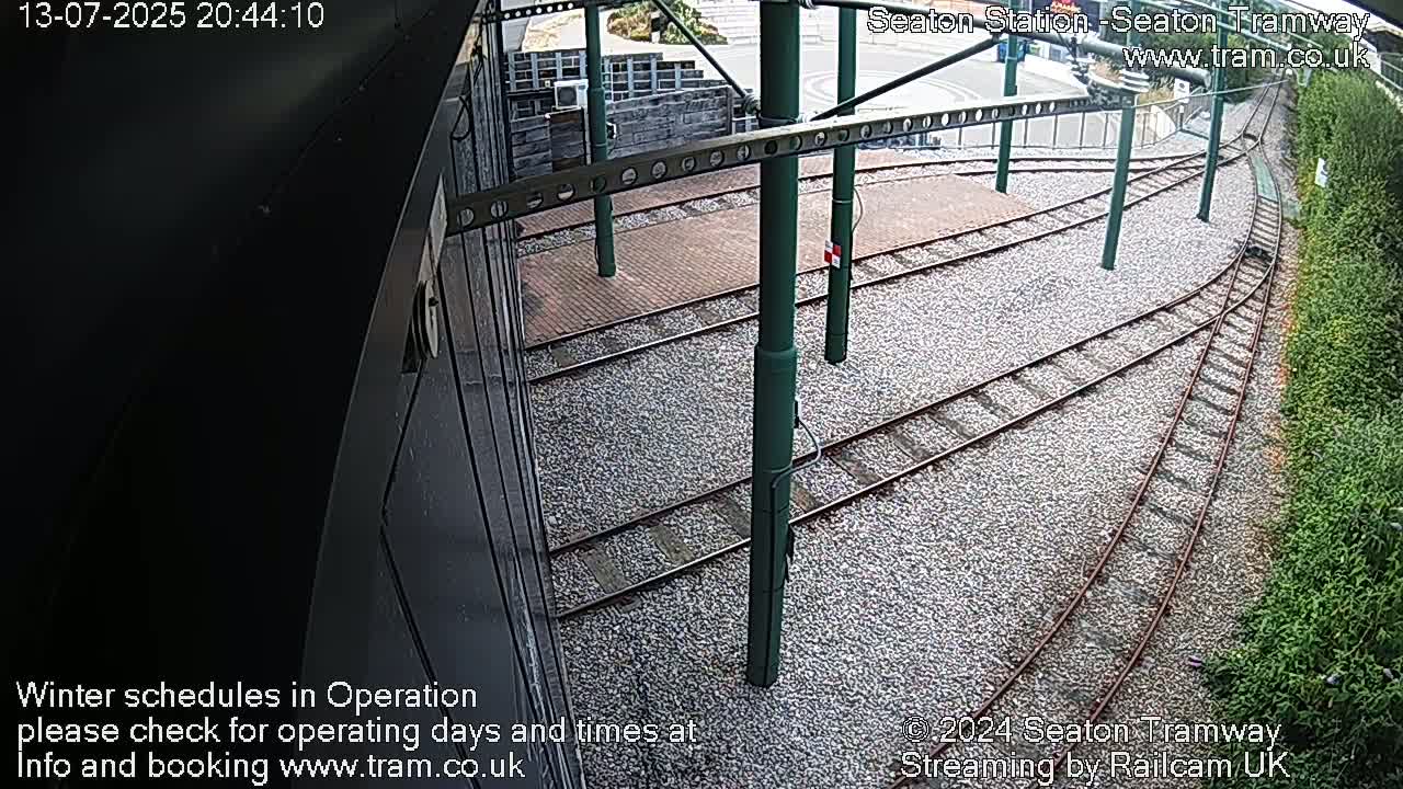 Seaton Station , Seaton Tramway Live Cam - Seaton, East Devon, Devon, South West, England, United Kingdom