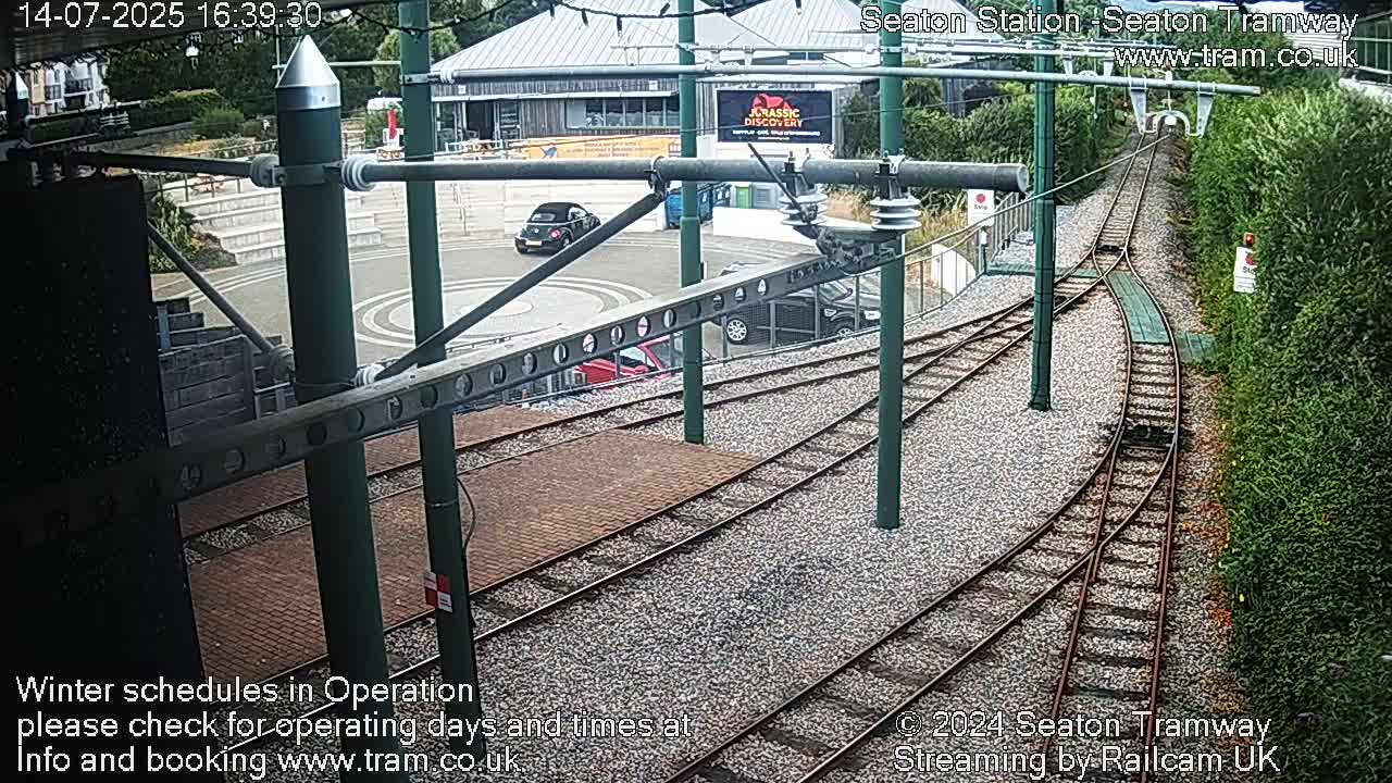 Seaton Station , Seaton Tramway Live Cam - Seaton, East Devon, Devon, South West, England, United Kingdom