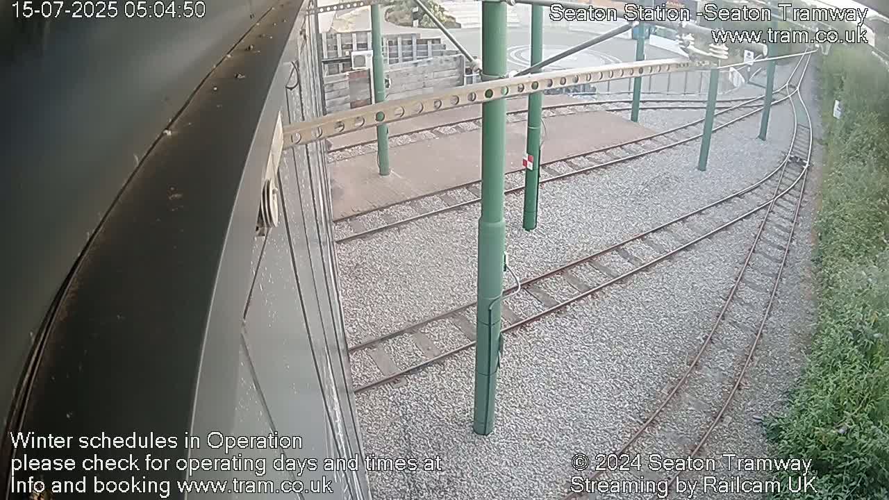 Seaton Station , Seaton Tramway Live Cam - Seaton, East Devon, Devon, South West, England, United Kingdom