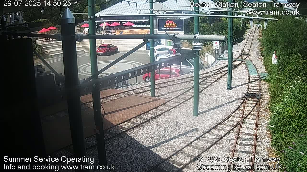 Seaton Station , Seaton Tramway Live Cam - Seaton, East Devon, Devon, South West, England, United Kingdom