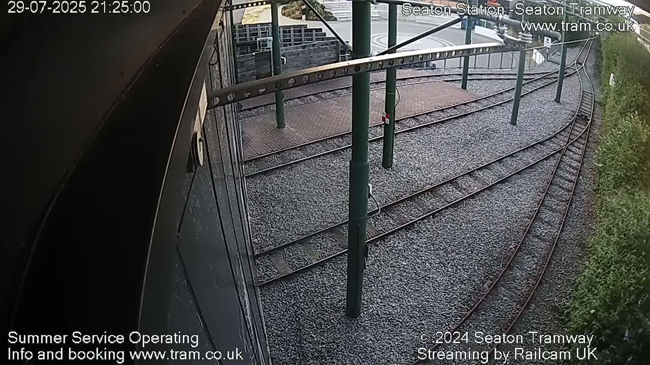 Seaton Station , Seaton Tramway Live Cam - Seaton, East Devon, Devon, South West, England, United Kingdom