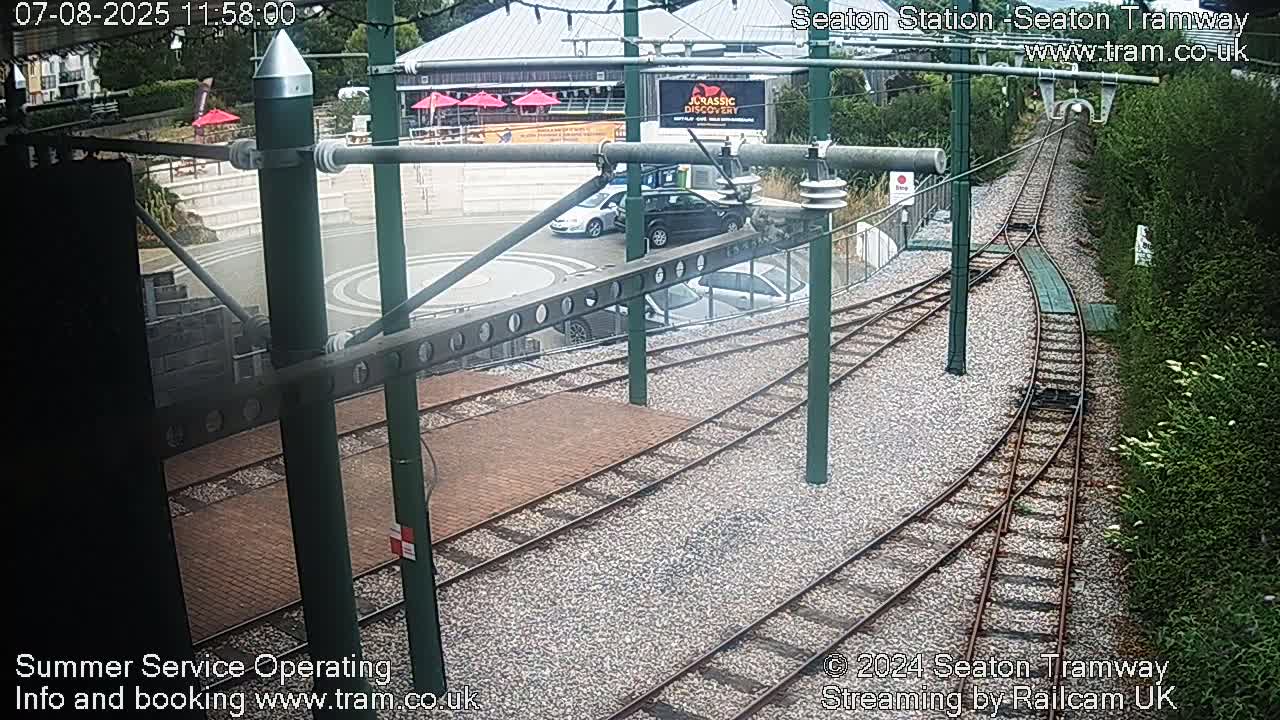 Seaton Station , Seaton Tramway Live Cam - Seaton, East Devon, Devon, South West, England, United Kingdom