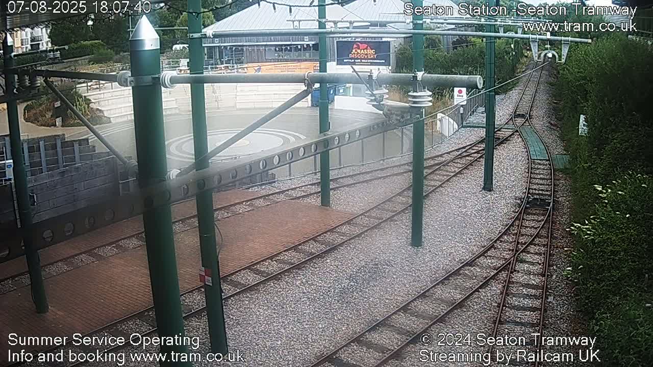 Seaton Station , Seaton Tramway Live Cam - Seaton, East Devon, Devon, South West, England, United Kingdom