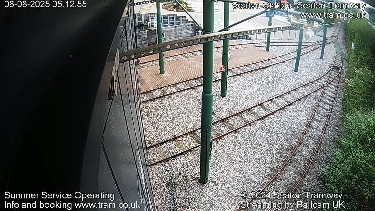 Seaton Station , Seaton Tramway Live Cam - Seaton, East Devon, Devon, South West, England, United Kingdom