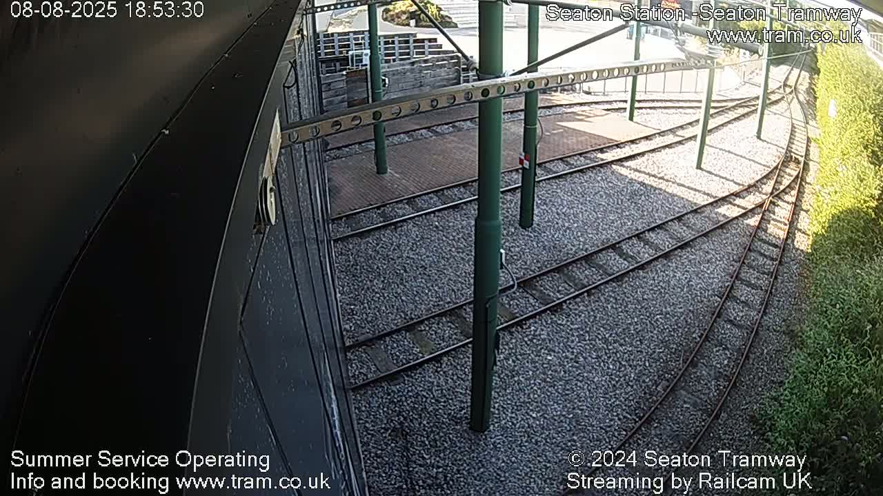 Seaton Station , Seaton Tramway Live Cam - Seaton, East Devon, Devon, South West, England, United Kingdom