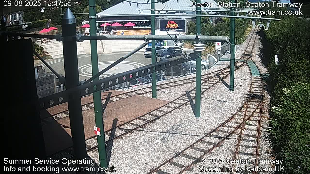 Seaton Station , Seaton Tramway Live Cam - Seaton, East Devon, Devon, South West, England, United Kingdom