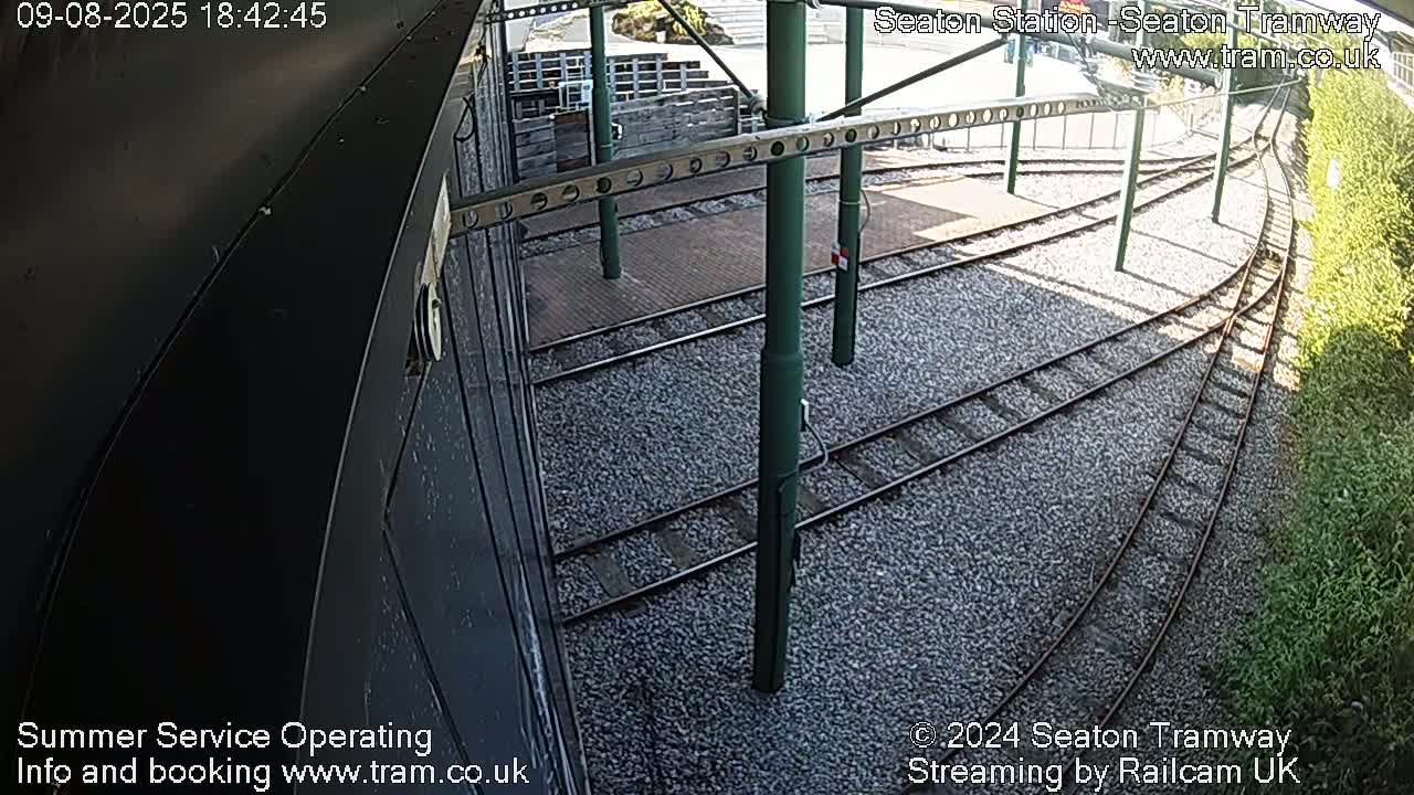 Seaton Station , Seaton Tramway Live Cam - Seaton, East Devon, Devon, South West, England, United Kingdom