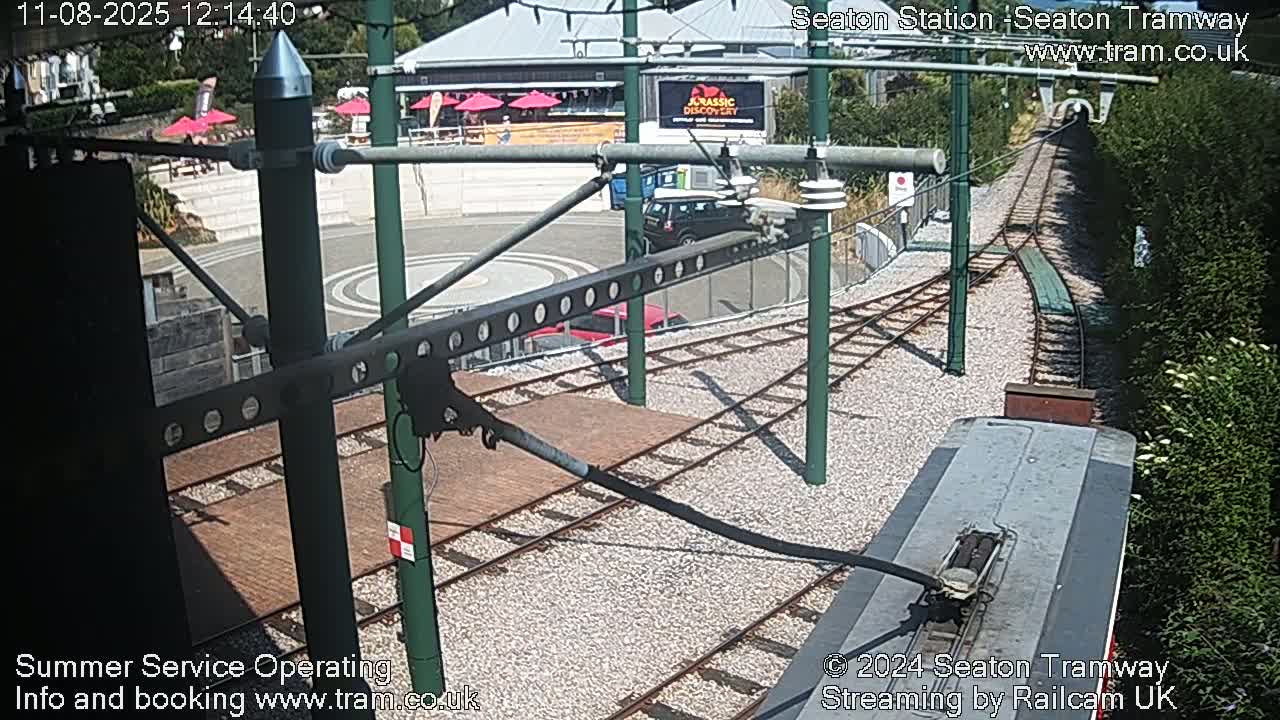 Seaton Station , Seaton Tramway Live Cam - Seaton, East Devon, Devon, South West, England, United Kingdom