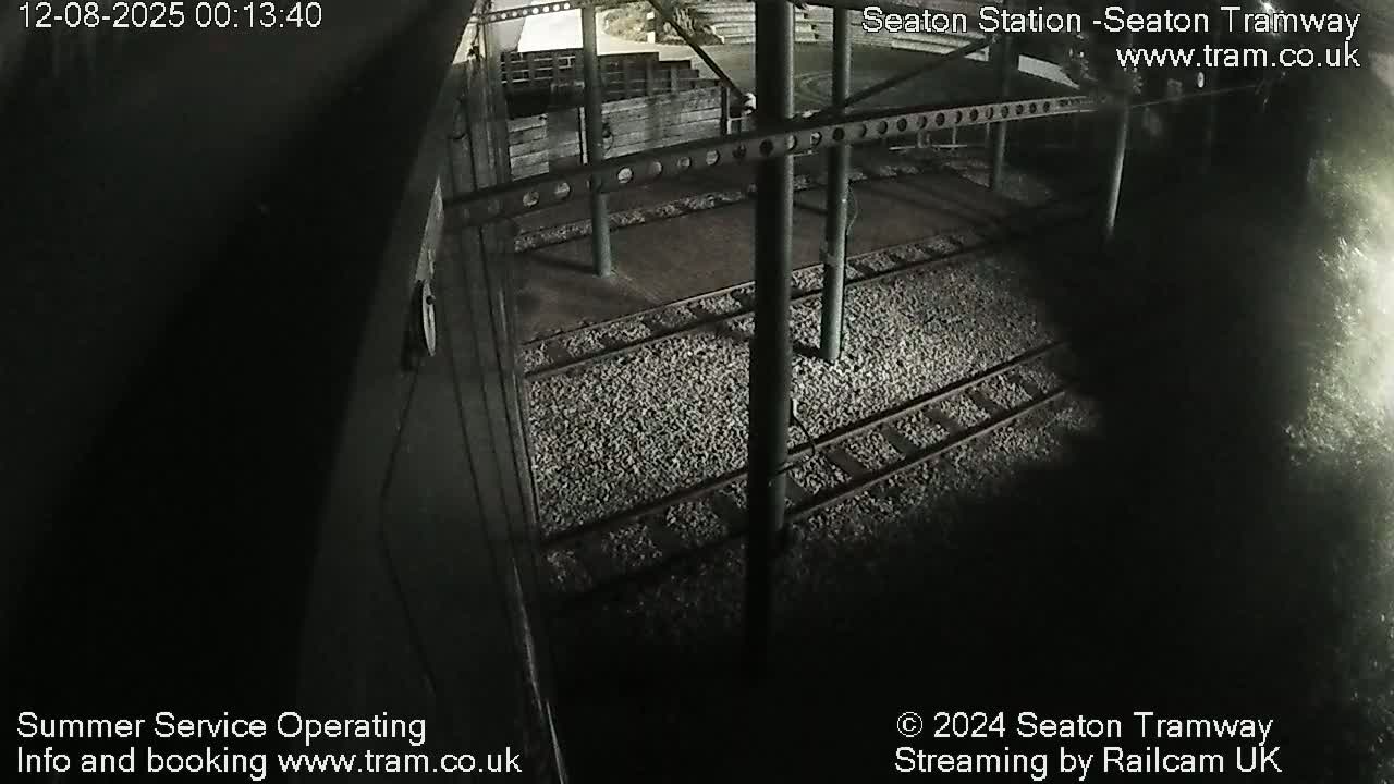 Seaton Station , Seaton Tramway Live Cam - Seaton, East Devon, Devon, South West, England, United Kingdom
