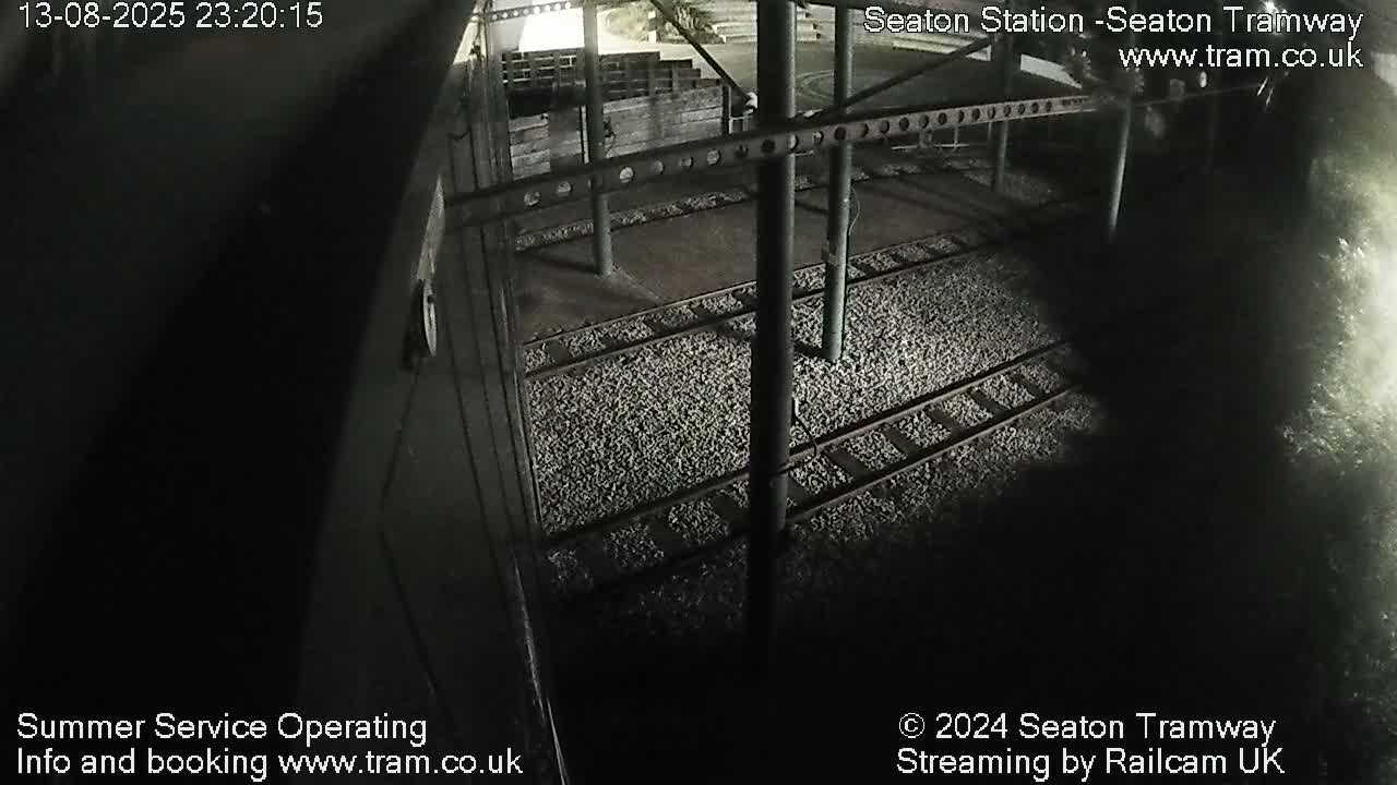 Seaton Station , Seaton Tramway Live Cam - Seaton, East Devon, Devon, South West, England, United Kingdom