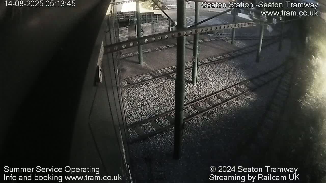 Seaton Station , Seaton Tramway Live Cam - Seaton, East Devon, Devon, South West, England, United Kingdom